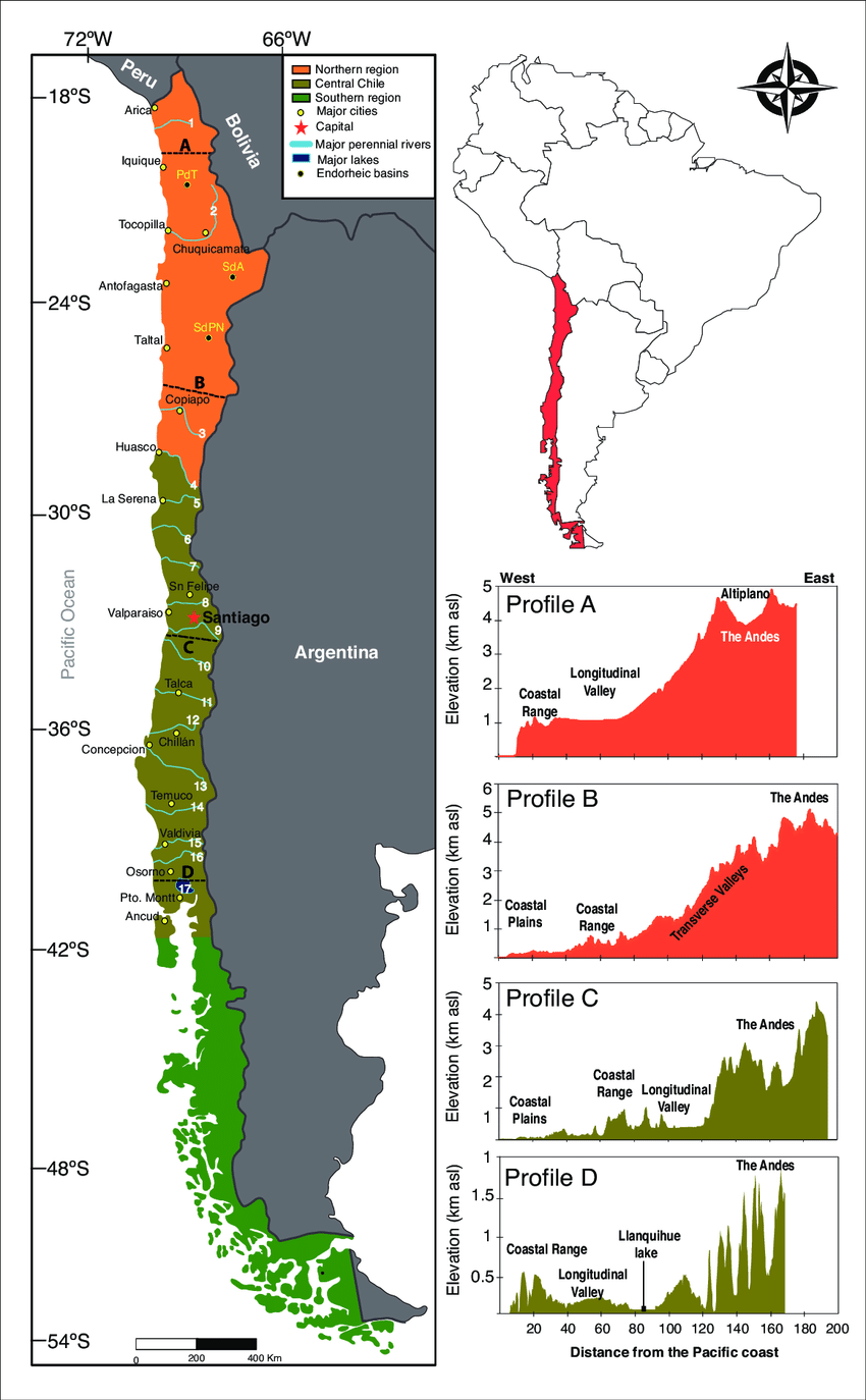 Map courtesy of Eugenia M. Gayo at researchgate.net