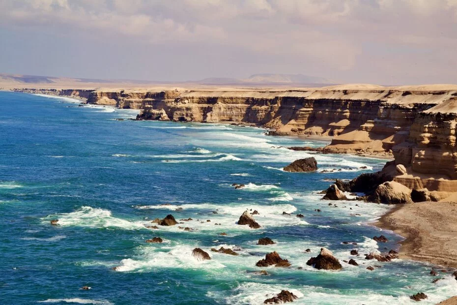 Dry northern coastline of Chile